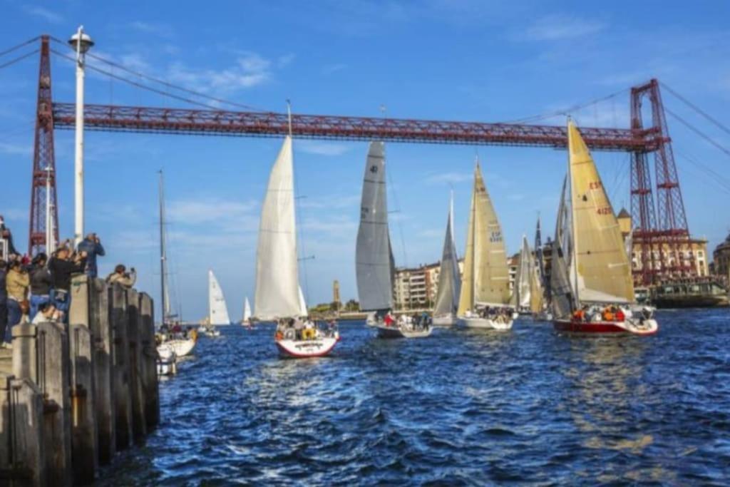 Apartamento Puente Colgante Getxo Eksteriør billede
